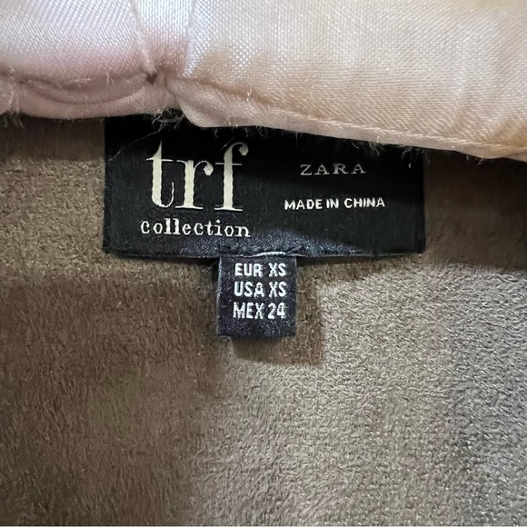 Zara TRF Teddy Sherpa Jacket Size XS - Picture 5 of 9